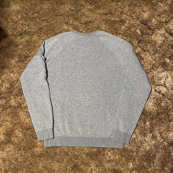 Puma Small Logo Arm Pocket Crewneck Sweatshirt Grey Small - Picture 4 of 5